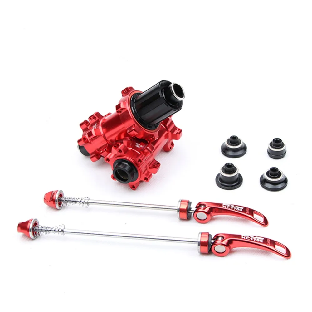 

GUB 1680/1750 24 Holes Straight Pull 4 Bearings Disc Brake MTB Hubs Front And Rear QR Thru Axle Hubs