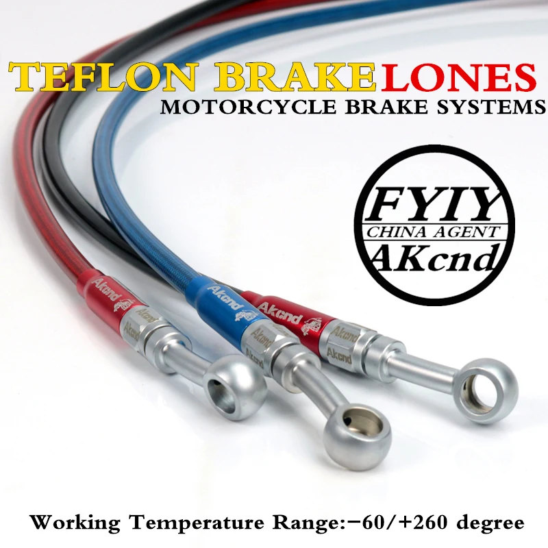 

AKCND Motorcycle Universal Braided Steel Hydraulic Reinforce Brake line Clutch Oil Hose Tube For yamaha nmax xmax aerox pcx 155