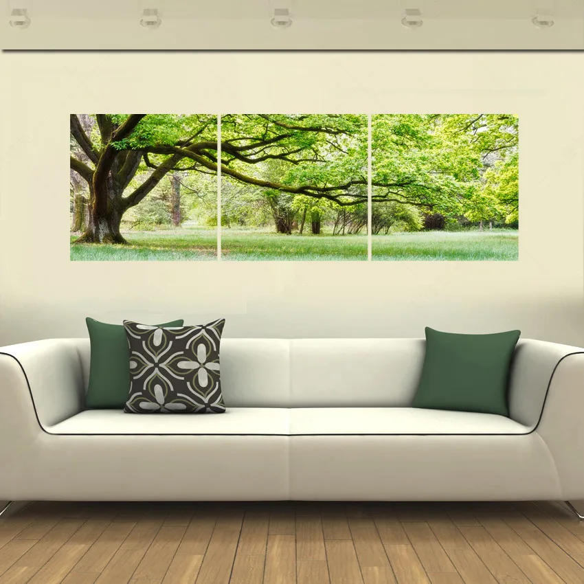 

5 Panels Framed purple tree Painting Canvas Wall Art Picture Home Decoration Living Room Canvas Print Modern Painting