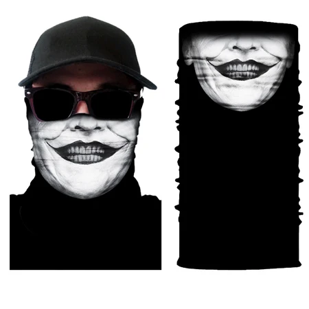 Мотоциклетная маска для лица для велоспорта на Хэллоуин, головной шарф для шеи, теплая маска для лица с черепом, Лыжная Балаклава головная повязка, страшная маска для лица - Цвет: 56