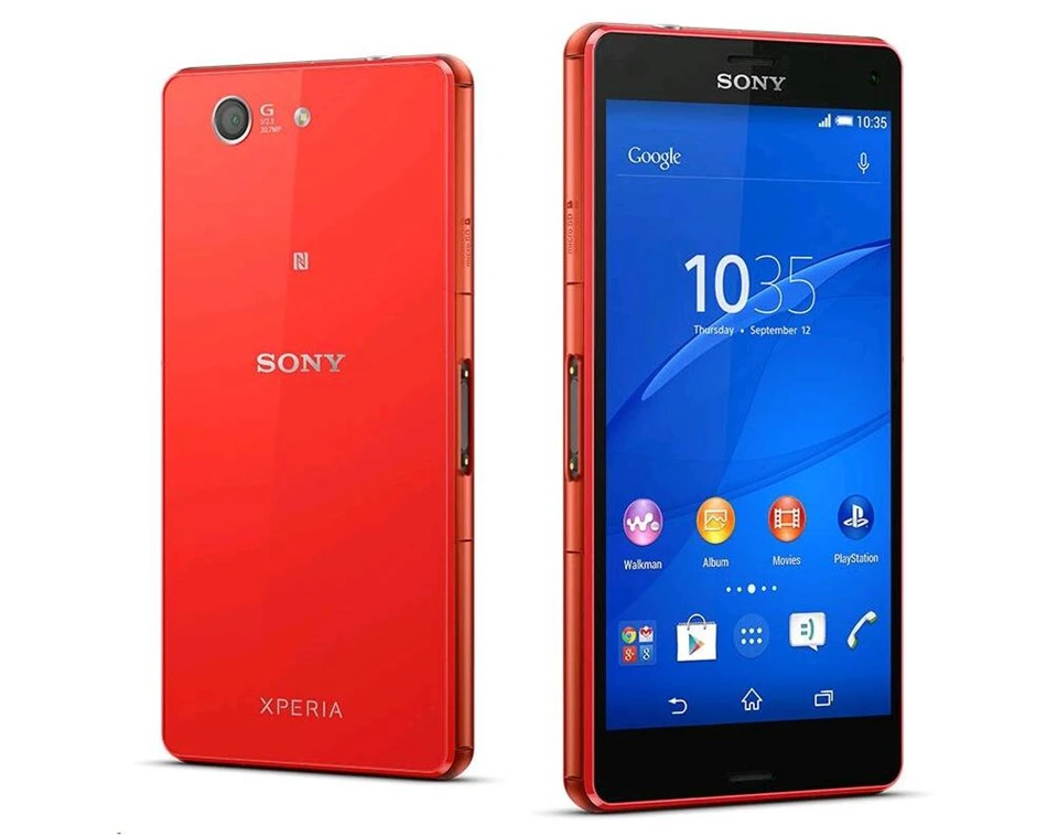 Мобильный телефон sony Xperia Z3 Compact GSM 4G LTE Android, четырехъядерный процессор, 2 Гб ОЗУ, 16 Гб ПЗУ, 4,6 дюйма, wifi, gps, 2600 мАч, аккумулятор