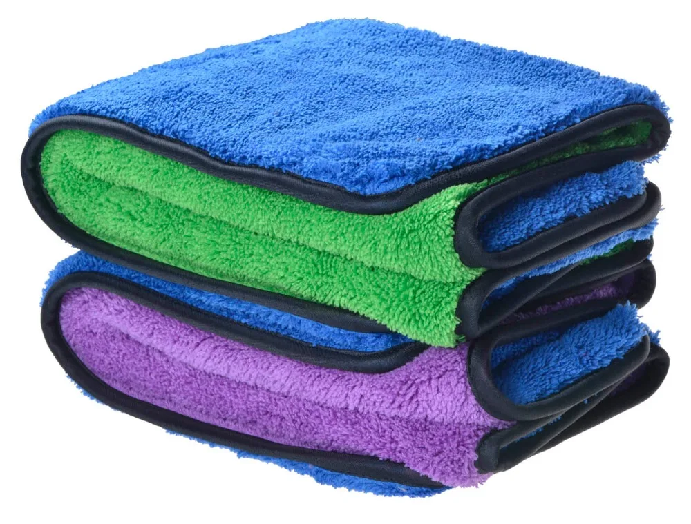 Buy 2 PCS 40cmx40cm 720gsm Plush Microfiber dish cloth