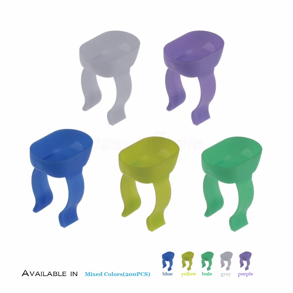 Easyinsmile Disposable Dental Prophy Rings Mixing Cups Finger Dappen