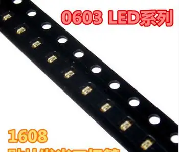 

1000pcs 0603 Warm white Ultra Bright SMD SMT LED light-emitting diodes High quality New 1.6*0.8*0.6MM 2800-3500K 0603