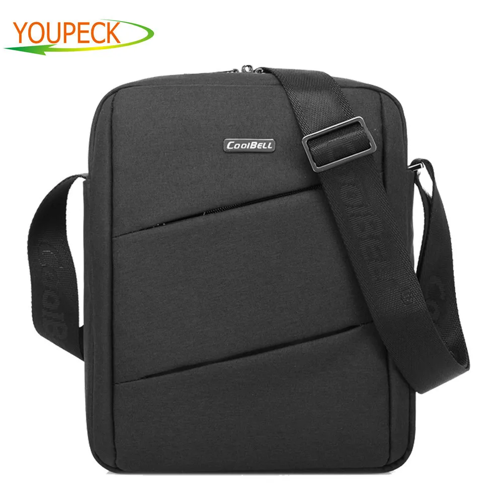 CoolBell Slim Nylon Fabric Case Portable font b Laptop b font Shoulder Bag Carrying Sleeve Messenger