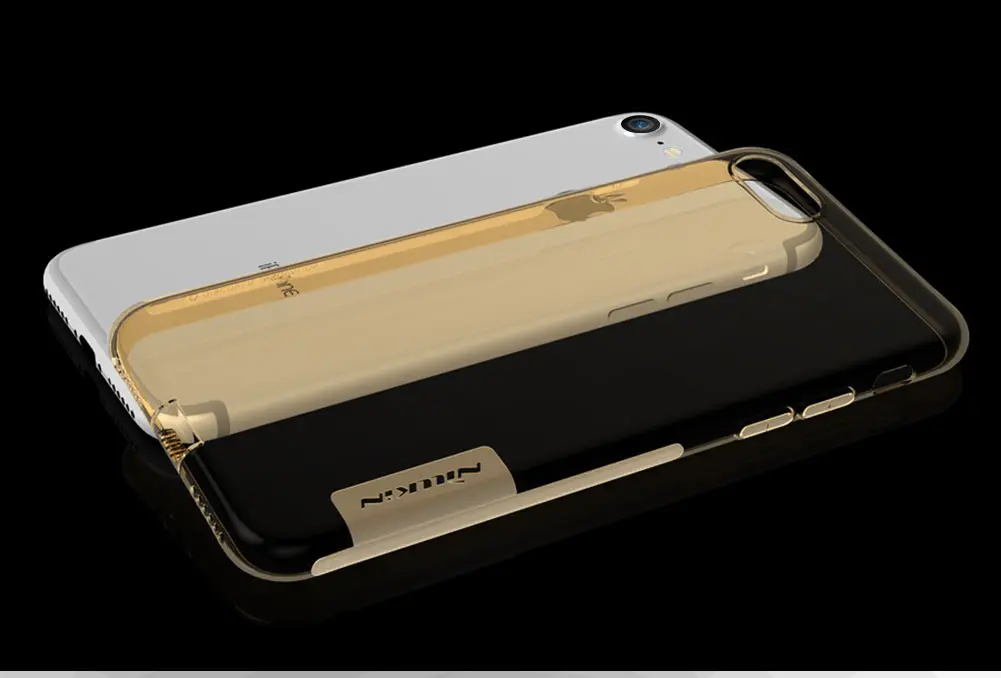 Чехол NILLKIN для iphone 7 8 plus, чехол, натуральный прозрачный мягкий TPU чехол, задняя крышка, для iphone 8 plus, Капа
