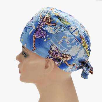 

Medical surgical cap100% cotton nurse caps scrub lab clinic dental doctor hat Ms