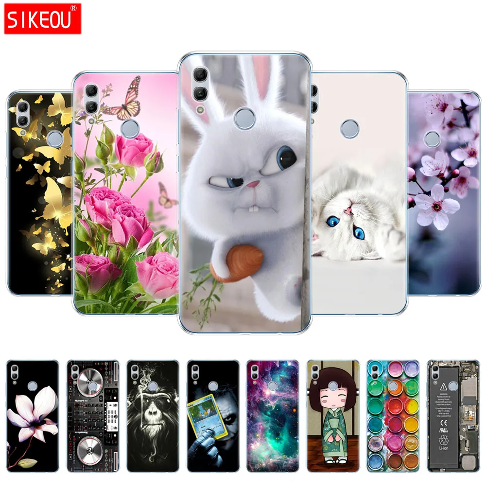 

silicone case for huawei honor 10 lite case 6.21 inch soft tpu back cover phone case for honor 10 lite Case Coque Etui full 360