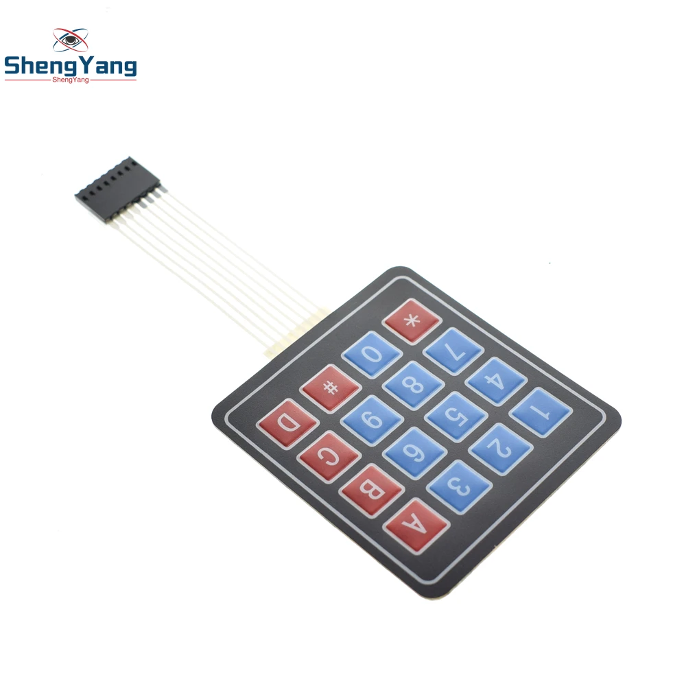 

ShengYang 4*4 Matrix Array/Matrix Keyboard 16 Key Membrane Switch Keypad for arduino 4X4 Matrix Keyboard