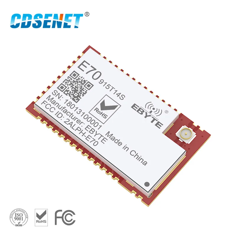 CC1310 915 МГц двухъядерный микроконтроллер радиочастотный приемопередатчик CDSENET E70-915T14S SMD 14dBm PEX антенна 915 МГц передатчик приемник CC1310 915 МГц двухъядерный микроконтроллер радиочастотный приемопередатчик CDSENET E70-915T14S SMD 14dBm PEX антенна 915 МГц передатчик приемник