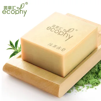 

Ecophy Matcha Blackhead Remover Facial Soap Cleanser Acne Treatment Facial Cleanser Whitening Extractor Skin Care Face 100g