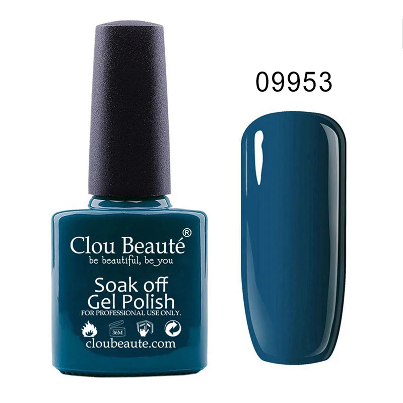 Гель-лак Clou Beaute Any 10 цветов УФ-гель для дизайна ногтей голубой красный телесный