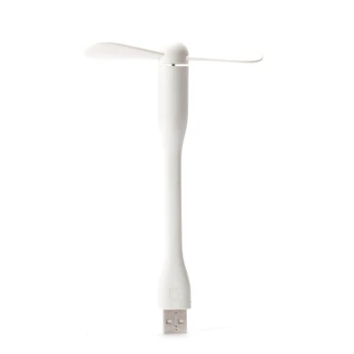 Xiaomi USB вентилятор мини энергосберегающий довольно гибкий Регулируемый USB вентилятор для банка питания ПК ноутбук - Цвет: White