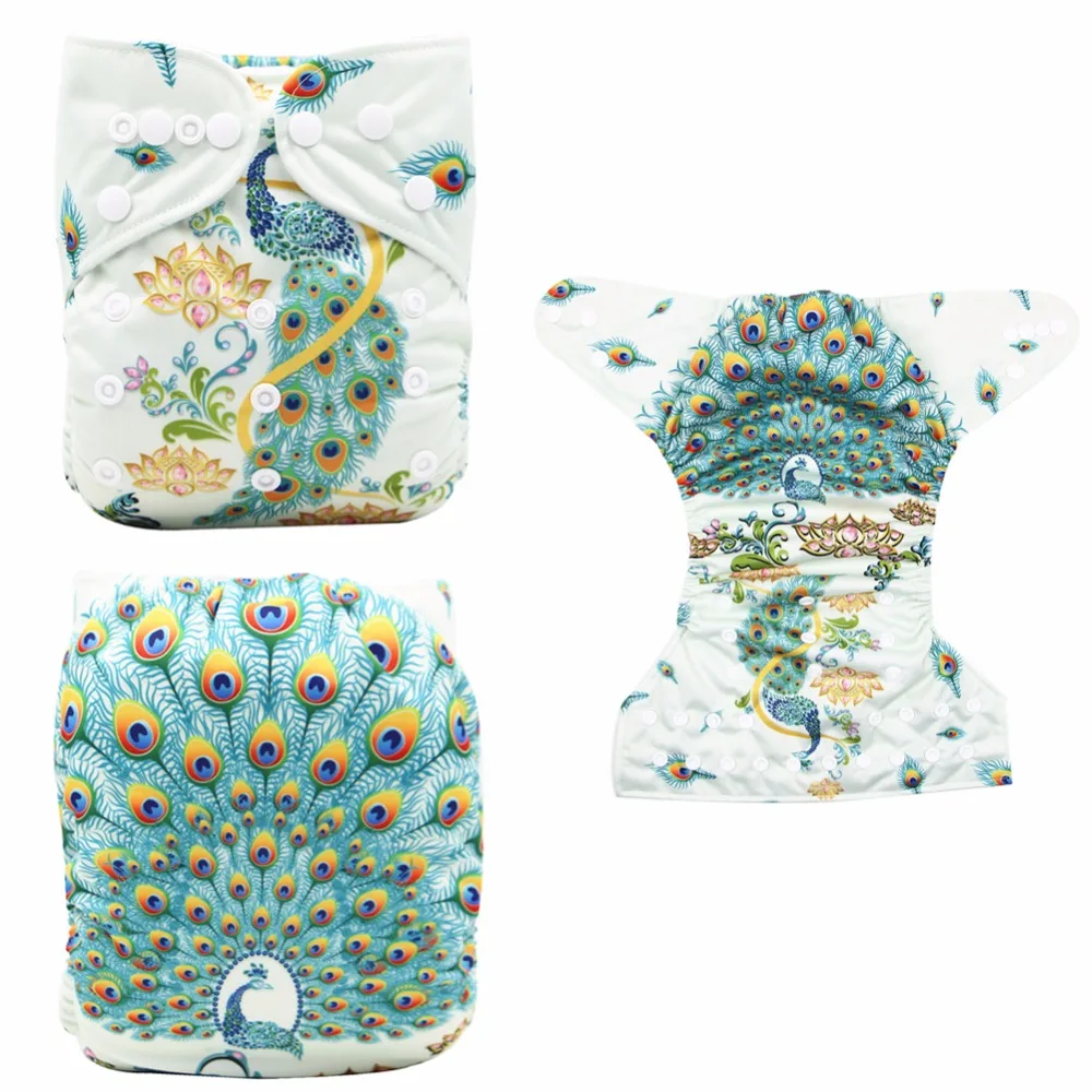 

New Baby Reusable Nappies Baby Diaper Waterproof OS Newborn Diaper Cloth Fits for NB to 13kgs