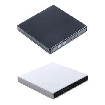 

USB 2.0 External CD-Rom/CD-RW/Combo/DVD-Rom Burner Drive Writer with USB Data Cable for Mac Laptop Notebook PC Desktop Computer