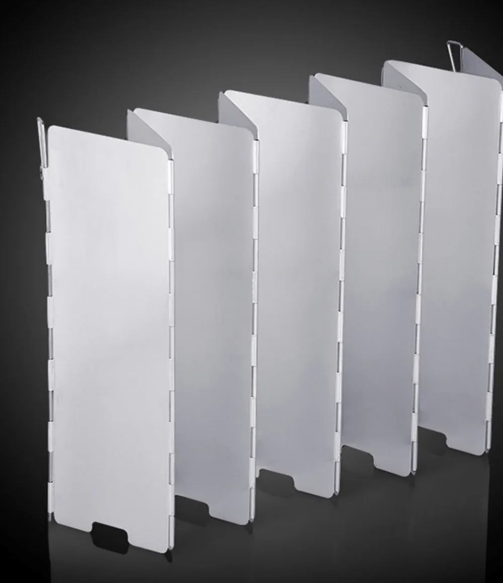 10 Plates Wind Shield Foldable Outdoor Camping Stove Wind Deflectors Windproof Shield Screen BBQ 10 Plates Wind Shield Foldable Outdoor Camping Stove Wind Deflectors Windproof Shield Screen BBQ