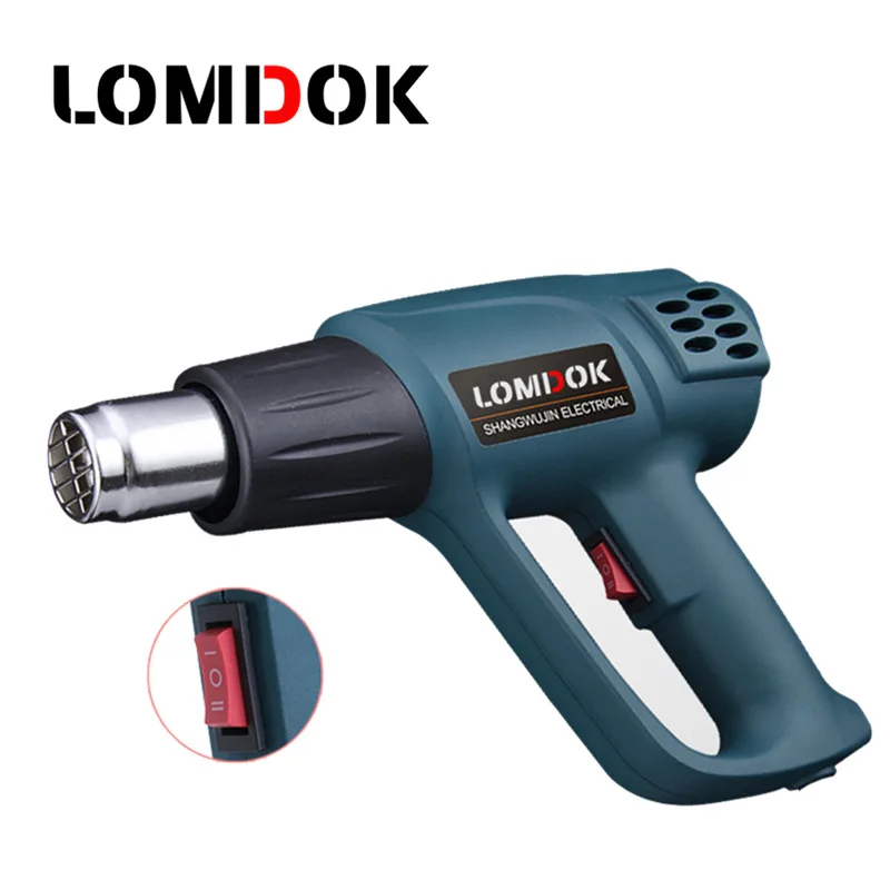 

2000W Heat Gun Industrial Electric Hot Air Gun Kit Professional Heatguns Shrink Wrap Blower Heater Temperature Adjustable Tool