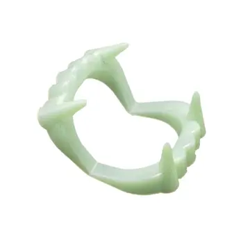 

Glow In The Dark Vampire Fangs Plastic Teeth Gags Practical Jokes Accessory Party Favors