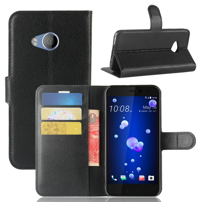 Чехол Бумажник для HTC U11 кожаный чехол книжка с подставкой Life A1 Android One 32 ГБ 64 128