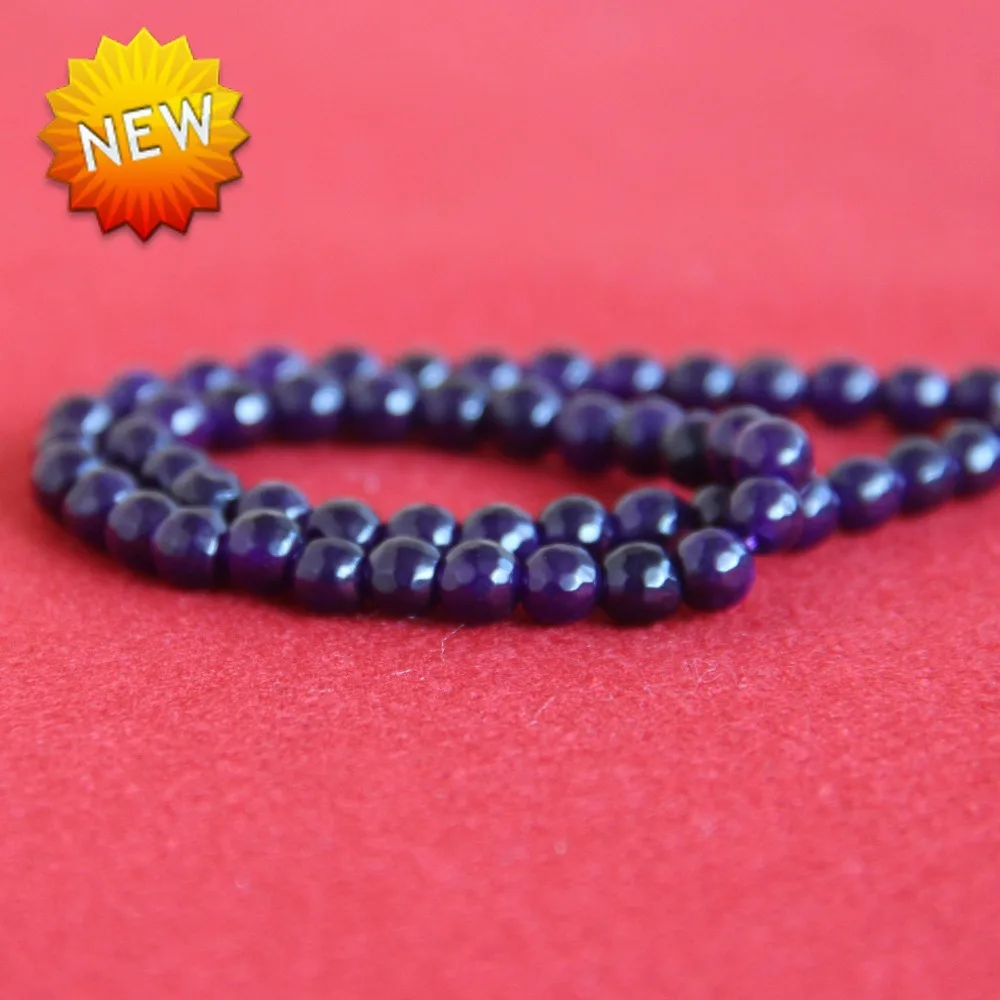 

Accessory Crafts Parts 6mm Nature Purple Faceted Shape 15inch Jewelry Making Design Wholesale Semi Finished Stones Balls Gifts