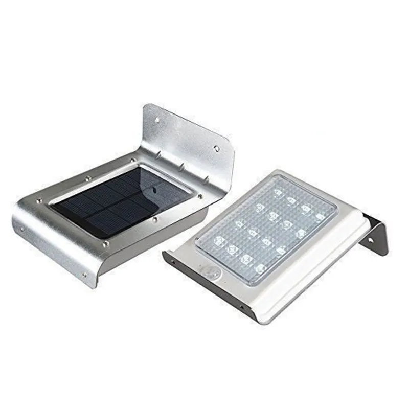 Movido a Energia Sensor de Movimento Sensor de Luz Conduzida da Parede Luz segundo Generation16led sem Fio ao ar Pacote Novidades Soalr Livre Solar Pir Luz Lâmpada 4 Led 10 Lâmpadas solares