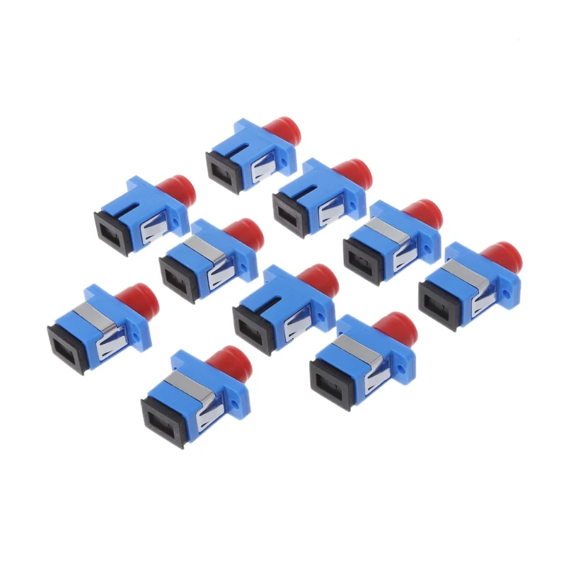 

10Pcs FC-SC Fiber Optic Adapter Female Cable Connector Coupler Flange Converter