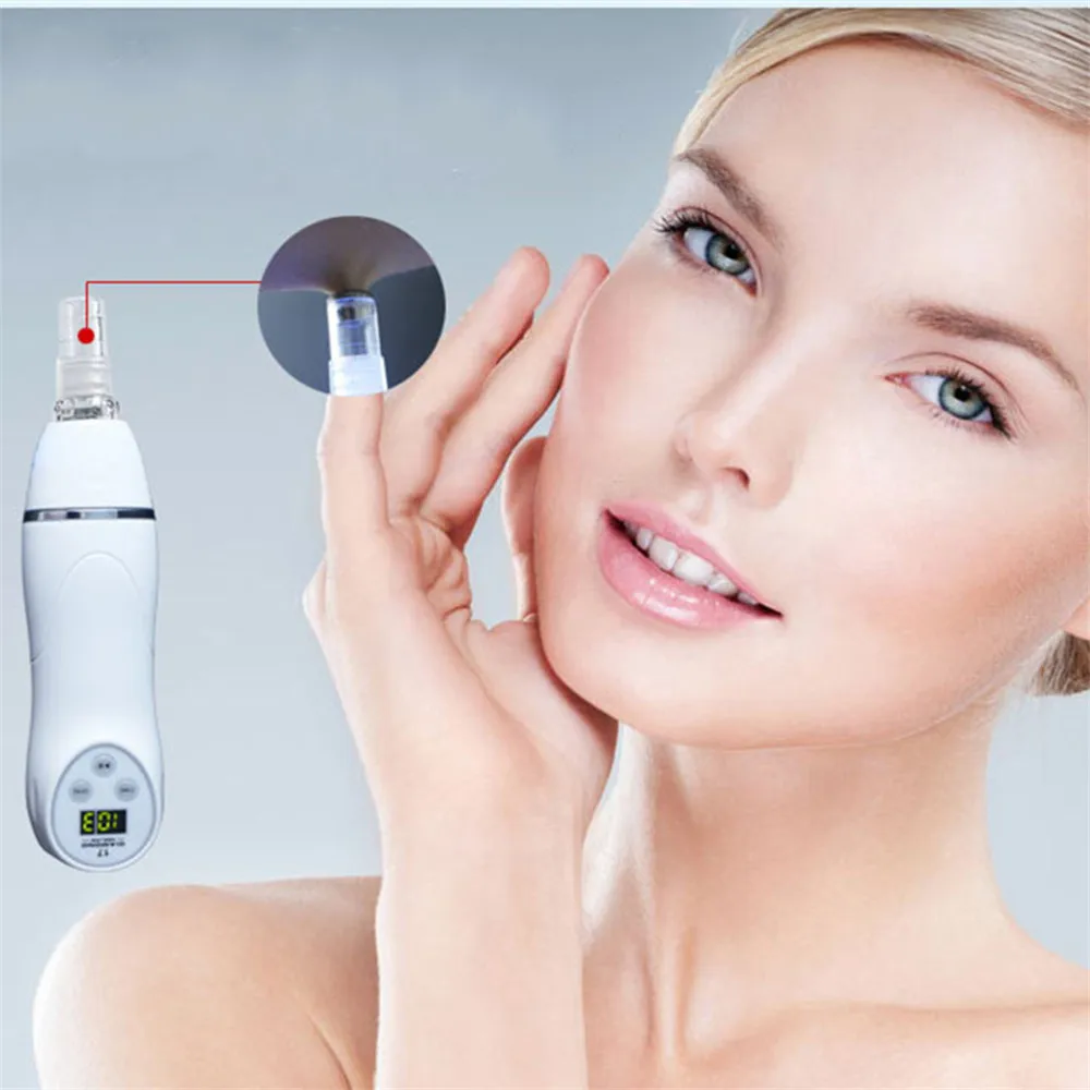 Remoção da Pele Barato Dicas Portátil Microdermabrasion Diamante Peeling Dispositivo Cravo Dermabrasion Massagem Facial 6 7 Utensílios de cuidado facial