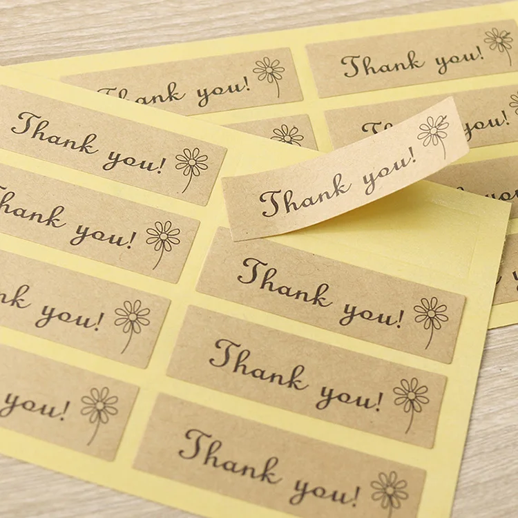 108 шт с надписью «спасибо» цветок запечатывания стикер s бумажные ремесла спасибо с цветами этикетки упаковочные конверты сумки стикер