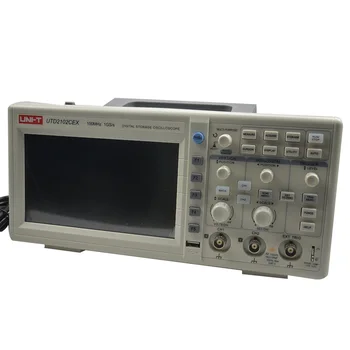 

High Accuracy UNI-T UTD2052CEX/UTD2102CEX Digital Storage Oscilloscopes 2 Channels 100/200MHZ 1Gs/a Scopemeter 7 Inches LCD