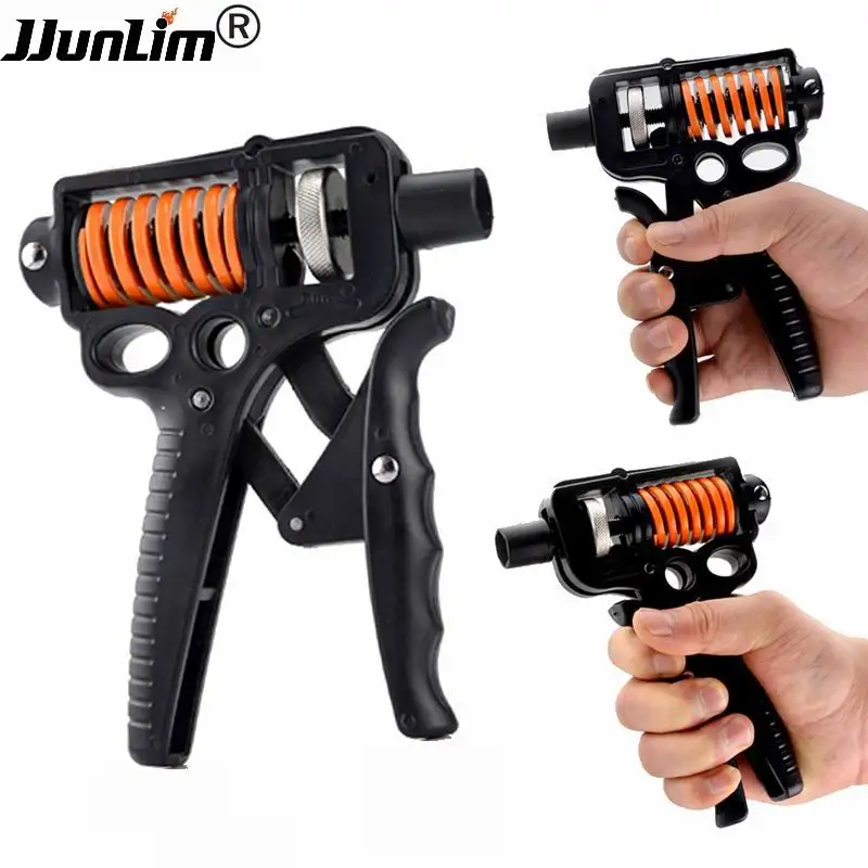

25-50 Kg Adjustable Hand Grip Strengthener Trainer Hand Gym Power Exerciser Gripper For Increasing Wrist Forearm Finger Strength