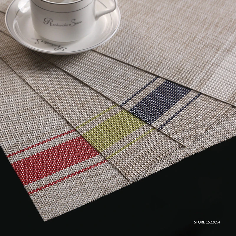 Моющиеся настольные коврики 4 шт.|table placemats|placemat table |