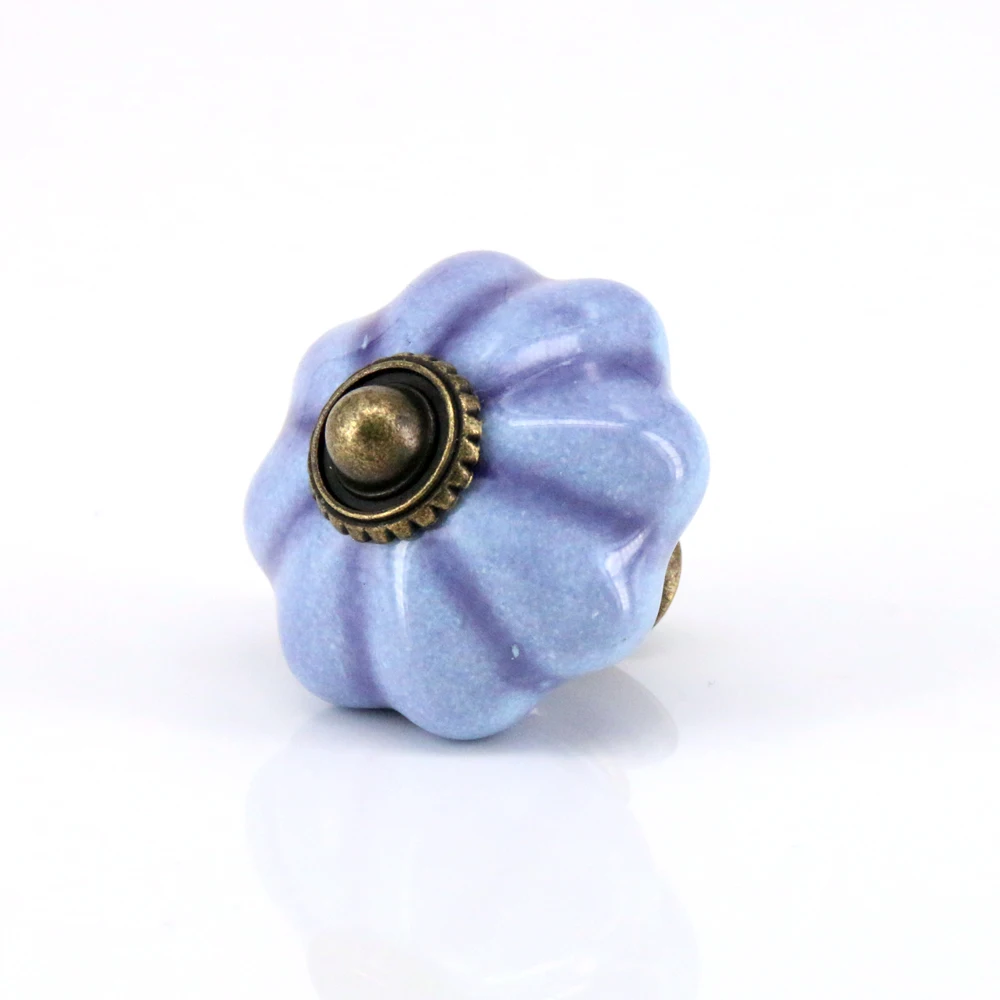 4PCS Pumpkin Cabinet Knobs Kitchen Pulls Hardware Drawer Ceramic Handle for Wardrobe Cupboard Dresser | Обустройство дома