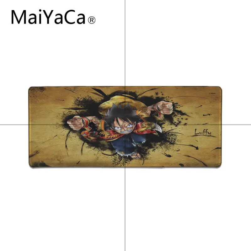 MaiYaCa one piece Sea Poacher King Luffy японский аниме коврик для мыши геймер игровой коврик резиновый, большого размера игровой коврик для мыши - Цвет: Lock Edge 30x80cm