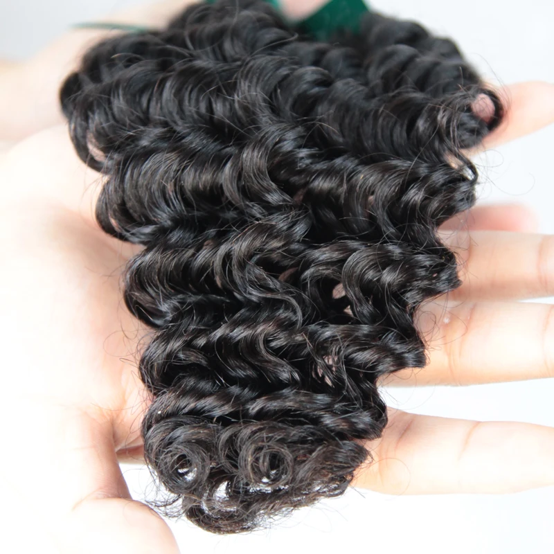 human remy hair  deep wave