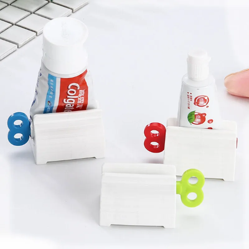 Convenient Toothpaste Rolling Tube Toothpaste Squeezer Stand Holder