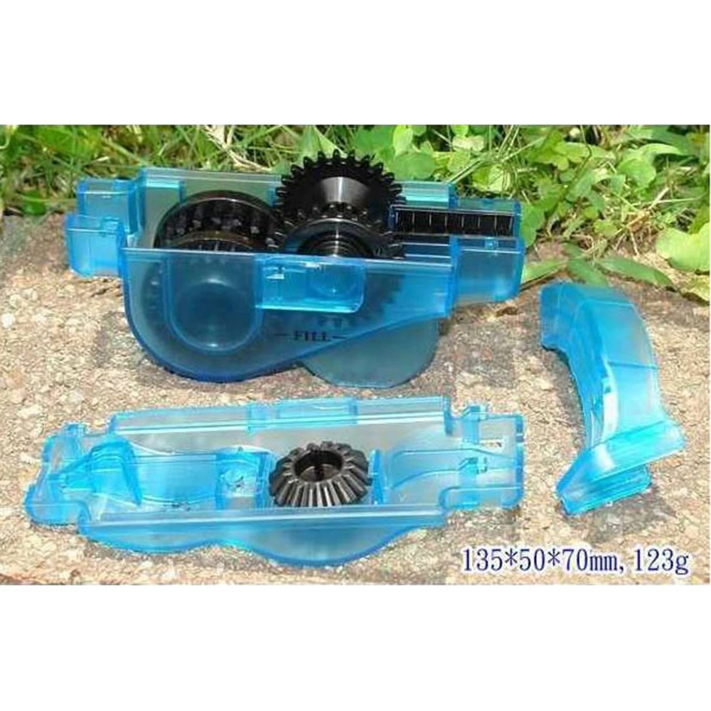 Best 1PC Bicycle Chain Cleaner Machine Tool Cycling Bike Bicycle 3D Chain Cleaner Machine Brushes Scrubber Cleaning Tool 8