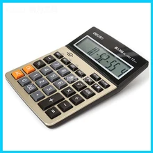 Voice calculator 1542A office business student computer 12 digit large screenbutton Multifunction Calculator LED Screen material