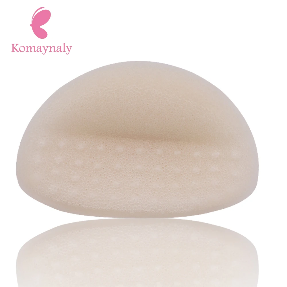 Komaynaly Breathable Silicone Inserts Pads Breast Enhancers Push up Bra