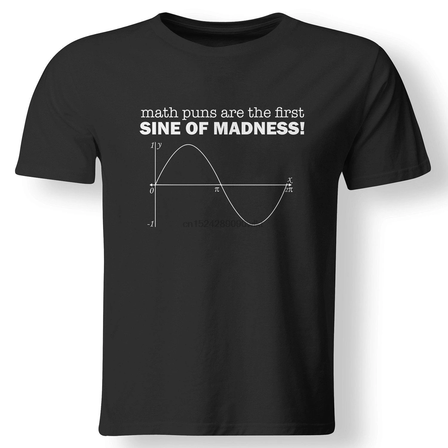 

Math Puns Are The First Sine Of Madness Funny Calculus Teacher Gift Joke T Shirt