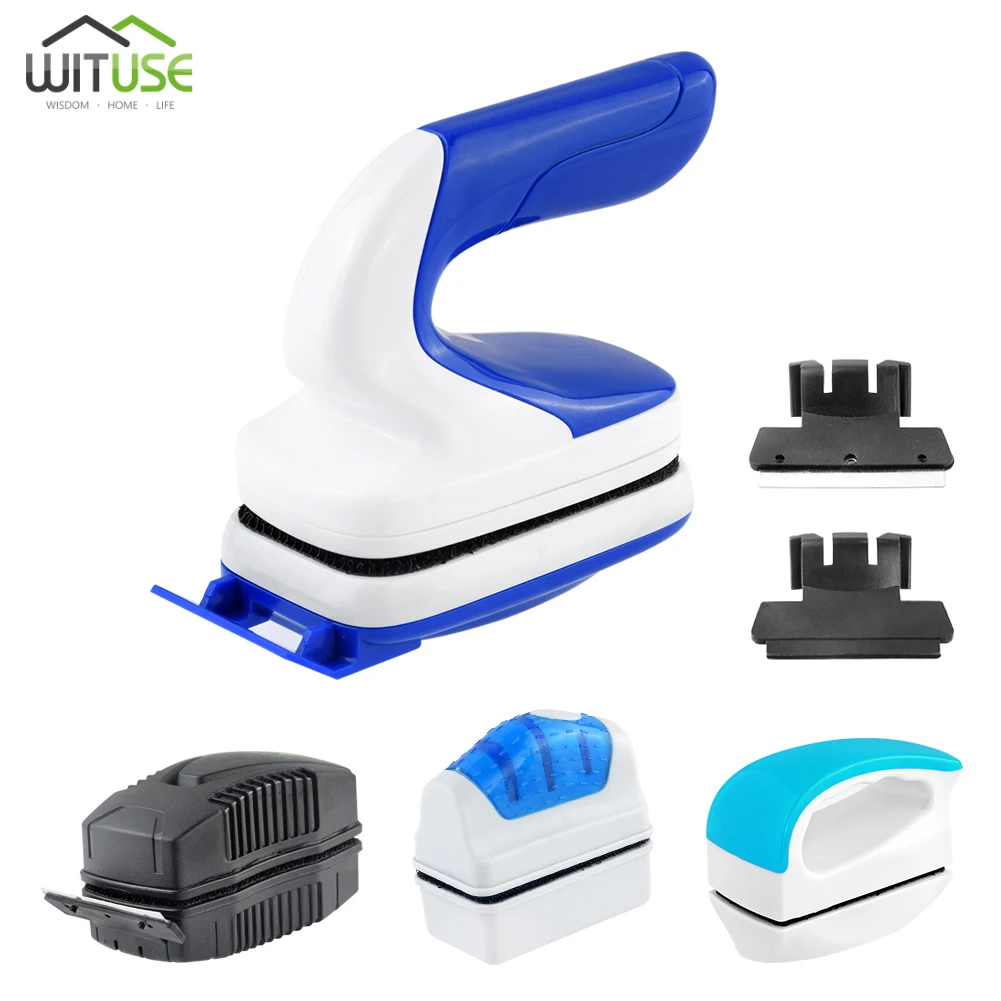 

Practical Floating Magnetic Brush Aquarium Fish Tank Glass Algae Scraper Cleaner Tool Aquarium Magnetic Cleaner Magnets Brush