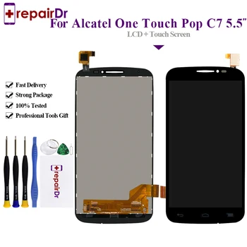 

5.0" For Alcatel One Touch Pop C7 LCD Display Touch Screen Glass Digitizer Complete Assembly For Alcatel Pop C7 OT7040 7040E Lcd