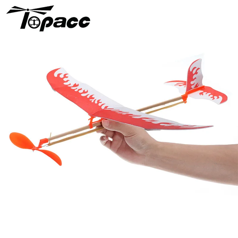 toy airplane with rubber band