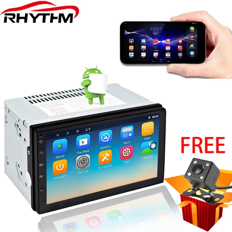 Rhythm 2 din font b car b font font b radio b font with navigation autoradio