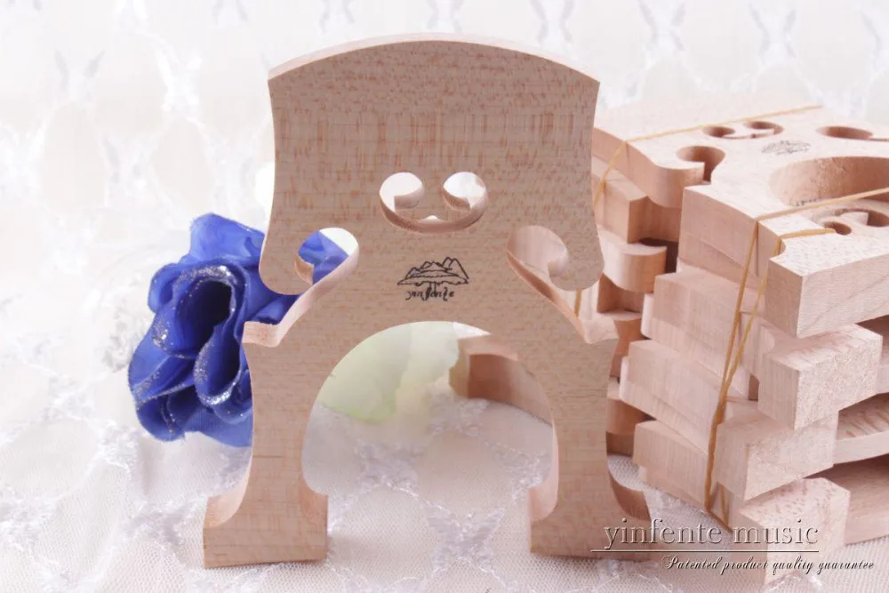 

2pcs 4/4 Cello Bridge Maple wood For Full Size Cello Accessories Belgium style Bridge