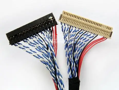 

Free Shipping! 2pc FI-X 30Pin Dual 8 LVDS LCD Cable Leroy generic driver board screen line