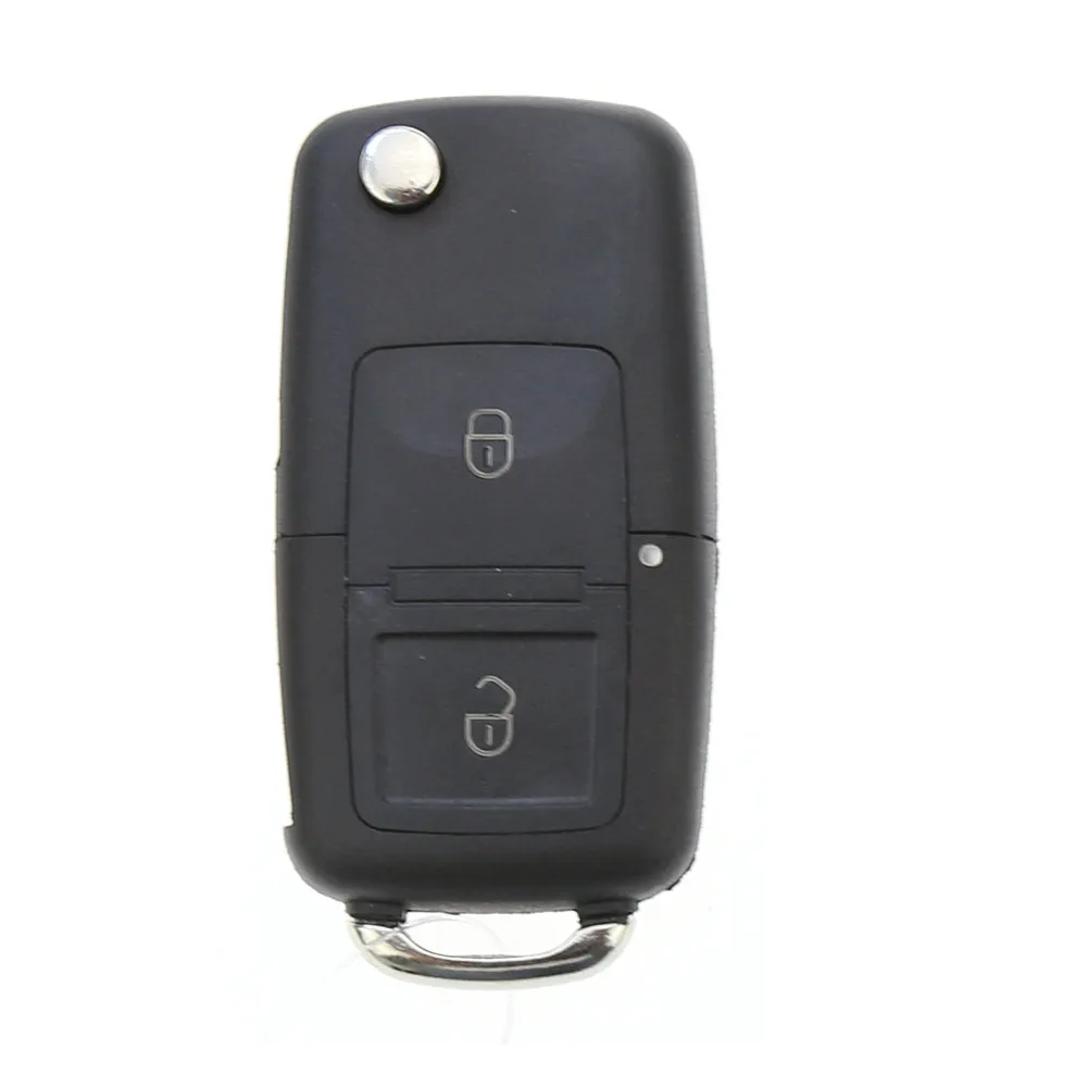 Автомобильный пульт дистанционного управления 2 кнопки дистанционного флип складной Автомобильный ключ оболочка для Jetta Passat B5 Golf 4 IV Sharan Touran
