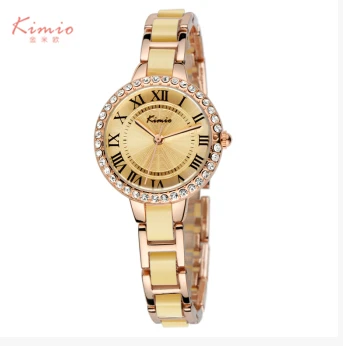 

2017 Kimio fashion luxury Wrist watches for women leather waterproof quartz world watch Ladies Quartz Wrist Relojes Mujer