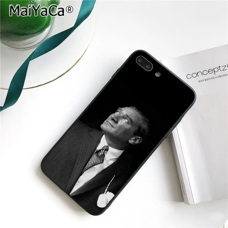 Чехол для телефона MaiYaCa Turkey Mustafa kemale Ataturk для iphone 11 Pro 11Pro MAX 6S 6plus 7 7plus 8 8Plus X Xs MAX 5 5S XR 10