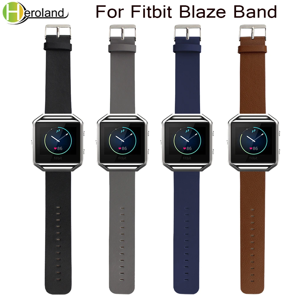 23 мм Роскошные Кожаные Ремешки для наручных часов fitbit blaze смарт спортивные часы