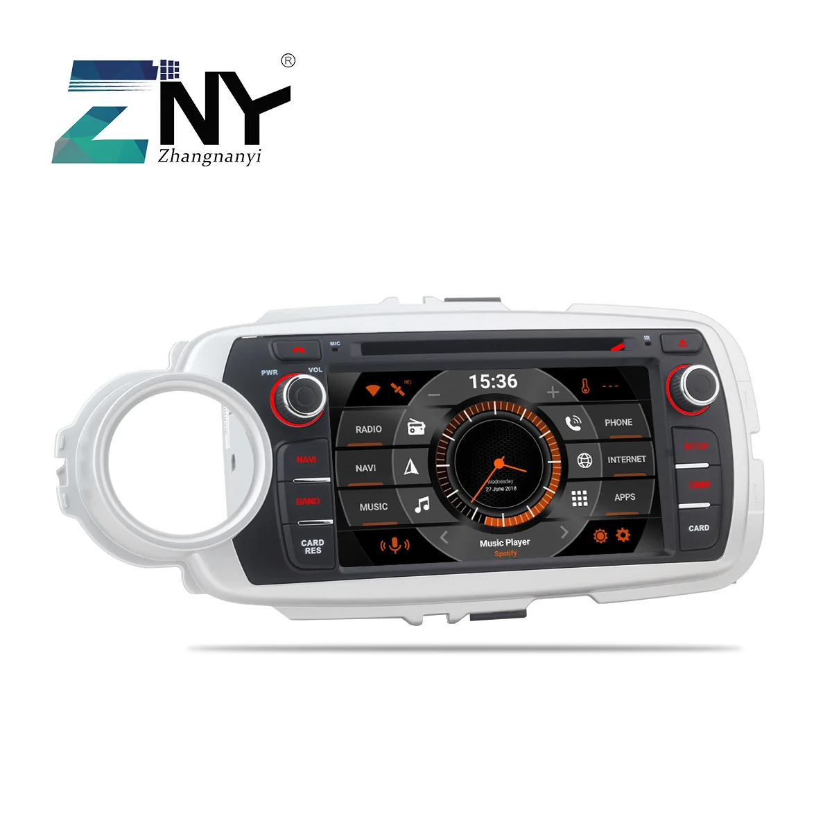 

7" Android 9.0 Car Stereo For Toyota Yaris 2012 2013 2014 2015 2016 2017 Auto Radio FM DVD Video GPS Navigation WiFi Rear Camera